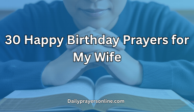 30 Happy Birthday Prayers for My Wife
