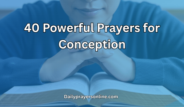 40 Powerful Prayers for Conception