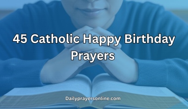 45 Catholic Happy Birthday Prayers