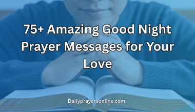 75+ Amazing Good Night Prayer Messages for Your Love