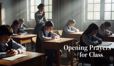 30 Powerful Opening Prayers for Class With Bible Verses