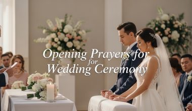 30 Powerful Opening Prayers for Wedding Ceremony With Bible Verses