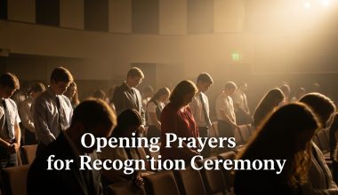 30 Opening Prayers for Recognition Ceremony With Bible Verses