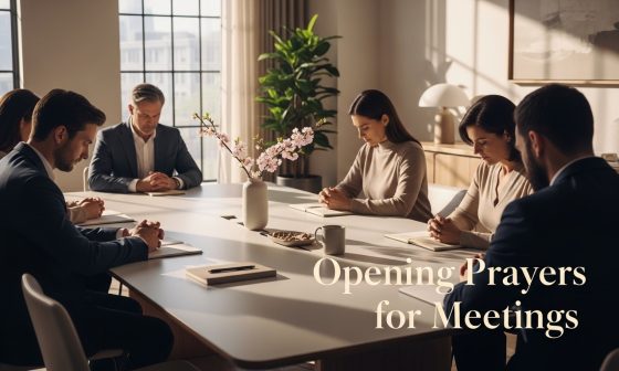 30 Powerful Opening Prayers for Meetings With Scriptures